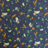 Printed Half Panama CUTZY Indigo / Faded Multicolored